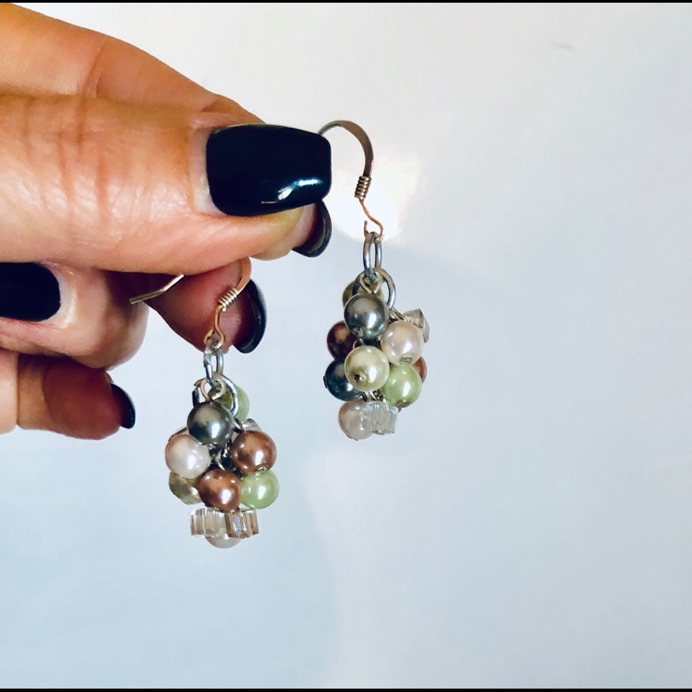 Handmade Crystal & Pearl Earring & Necklace set